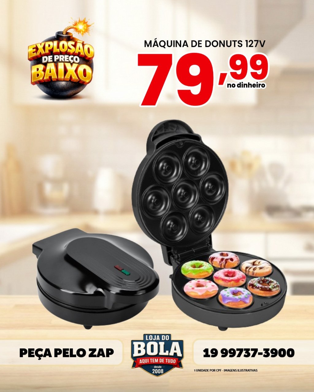 MÁQUINA DE DONUTS 127V