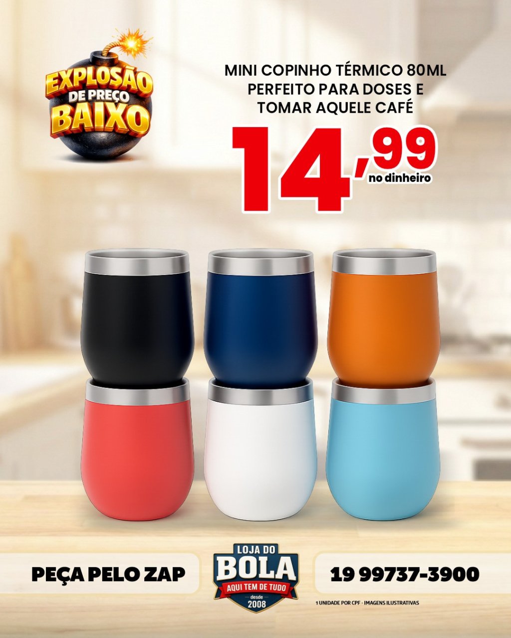 MINI COPO TÉRMICO 80ML