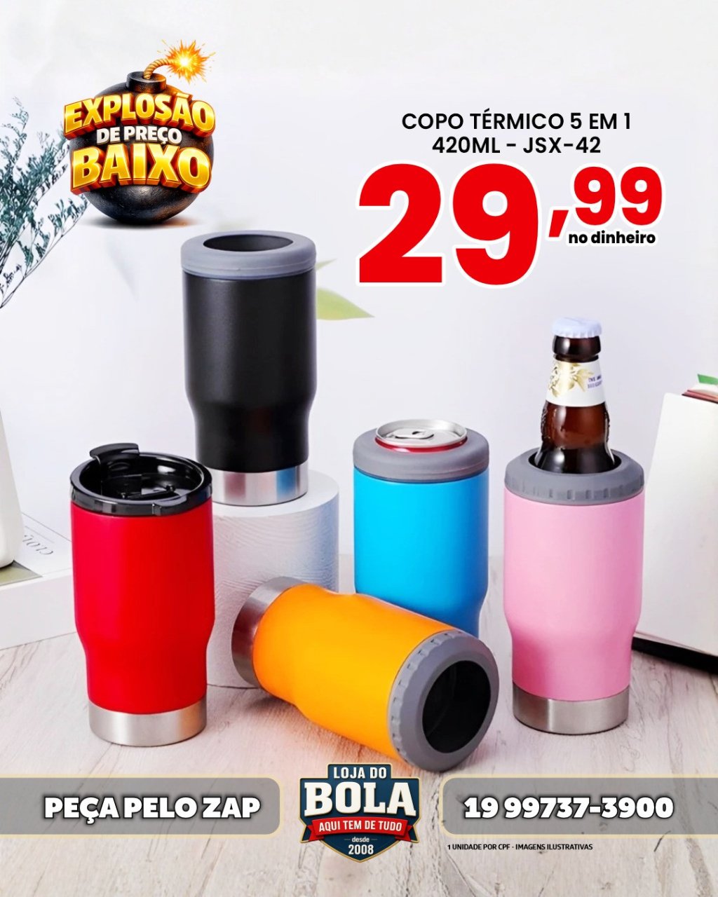 COPO TÉRMICO 5 EM 1