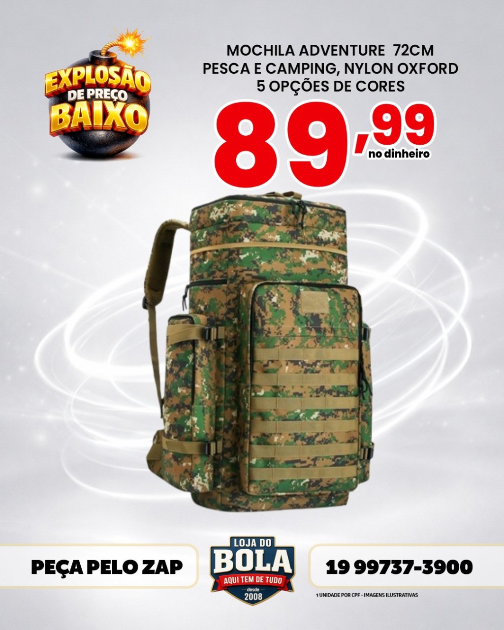 MOCHILA DE VIAGEM LKZ-752