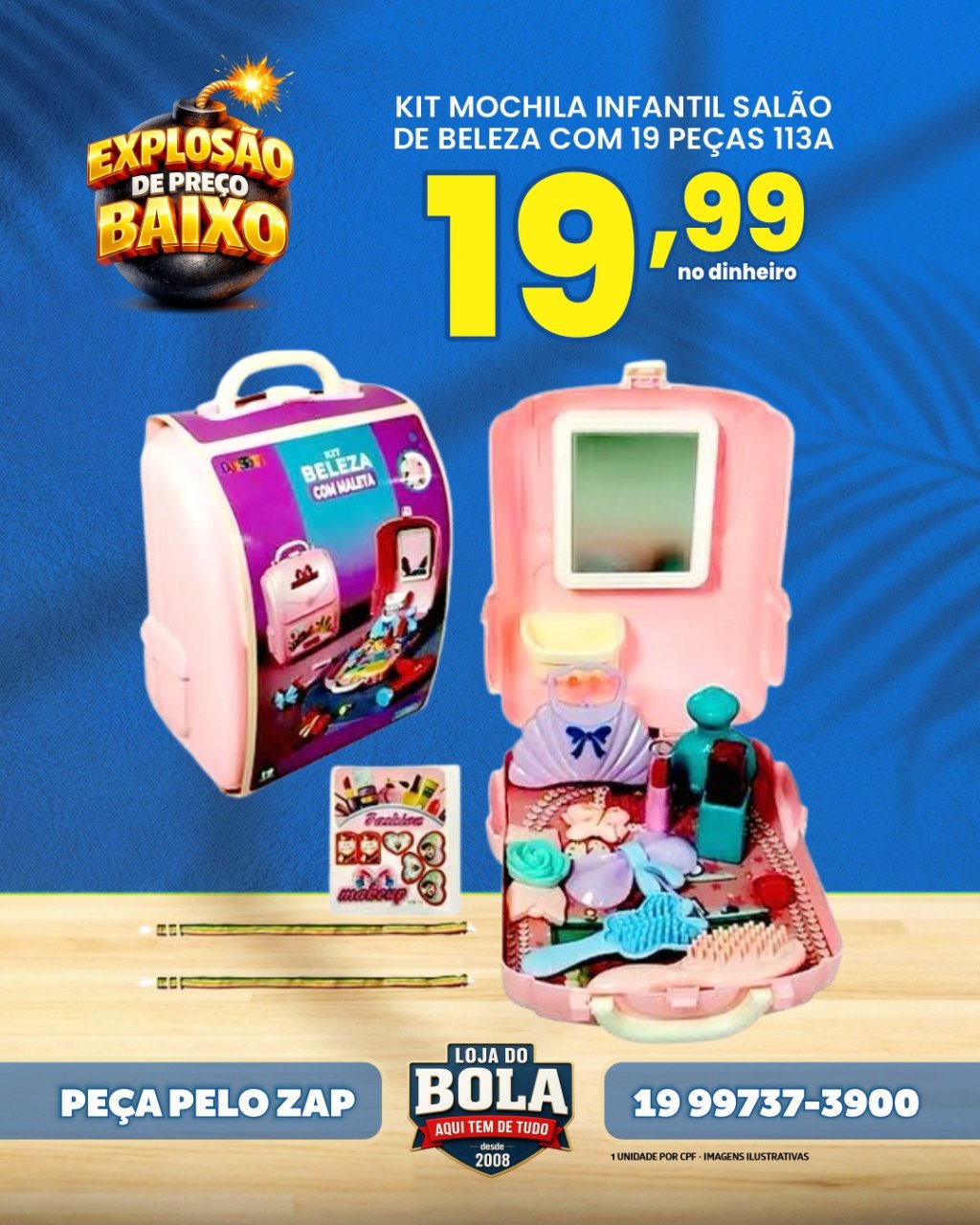 KIT MOCHILA SALÃO DE BELEZA