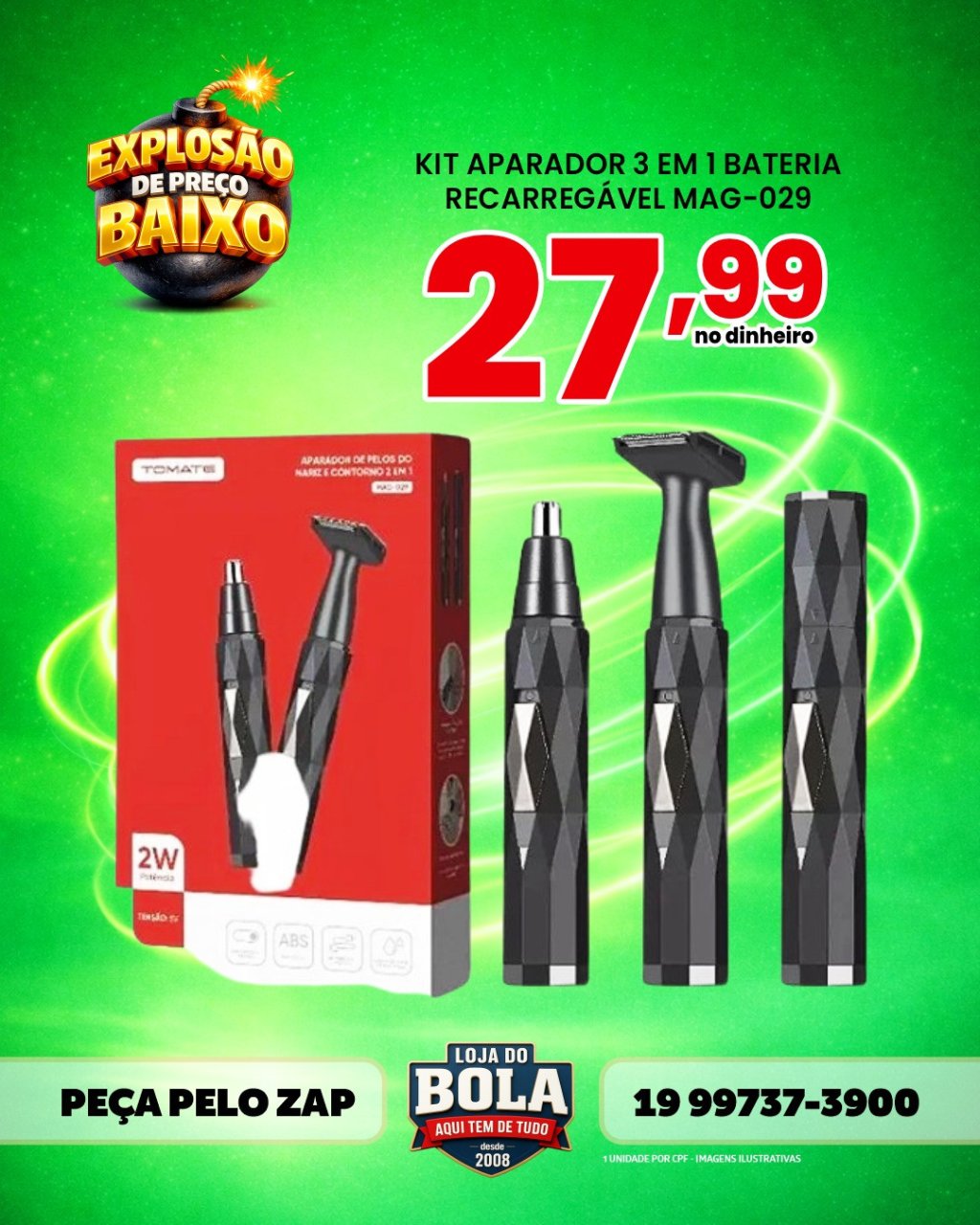 KIT APARADOR 3 EM 1  MAG-029