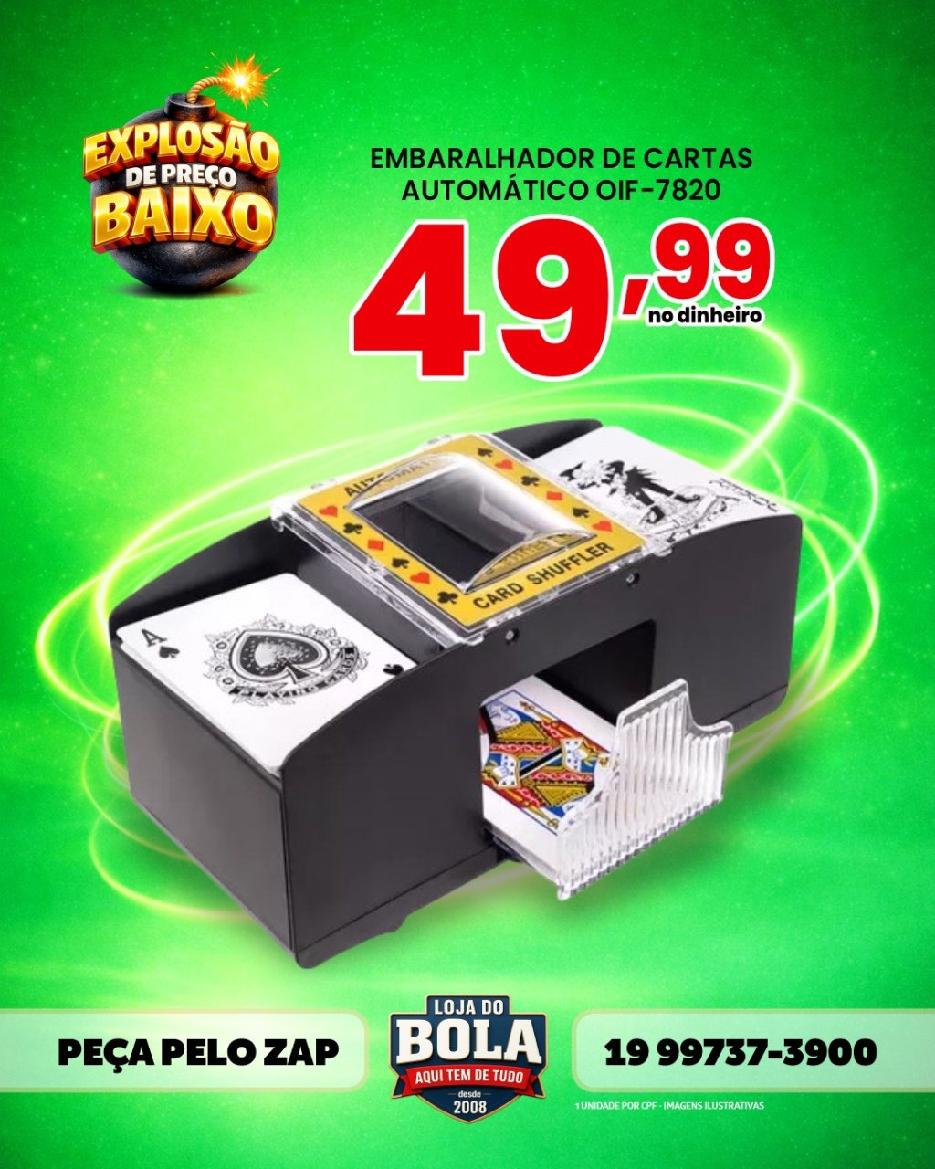 EMBARALHADO DE CARTAS  OIF-7820