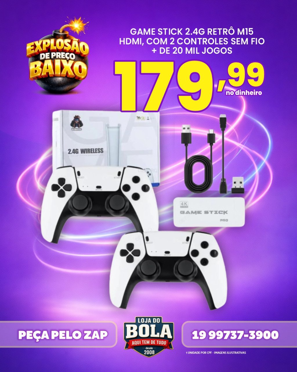 GAME STICK RETRÔ 