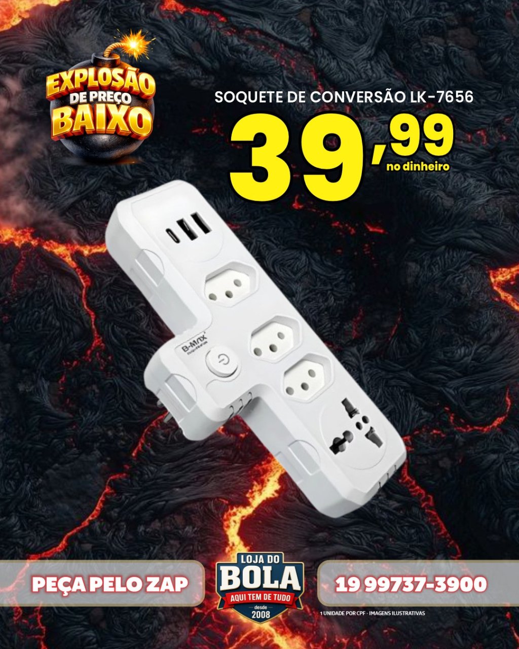 SOQUETE DE CONVERSÃO  LK-7656