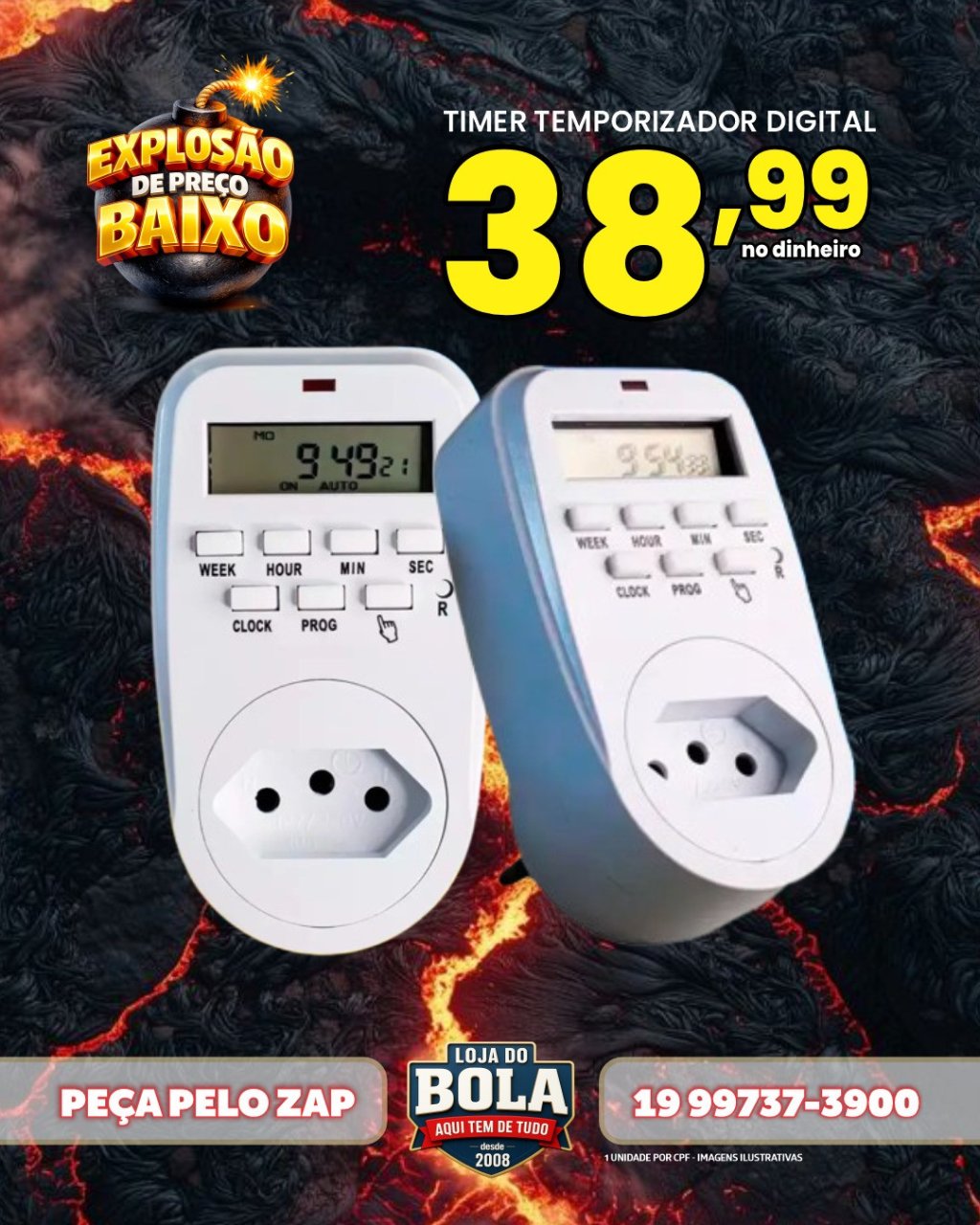 TIMER TEMPORIZADOR DIGITAL