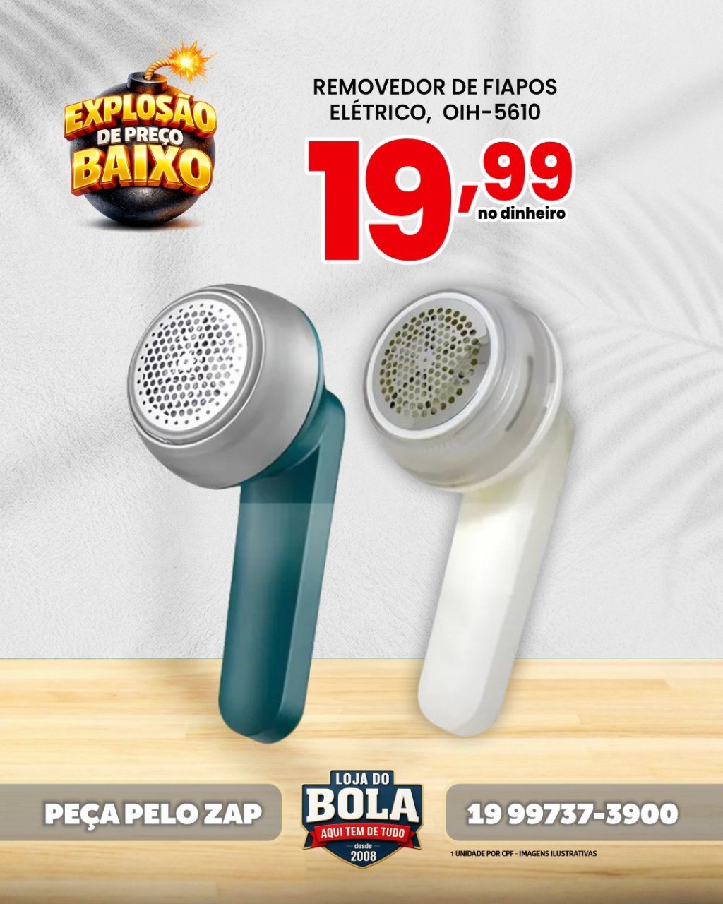 REMOVEDOR DE FIAPOS ELÉTRICO