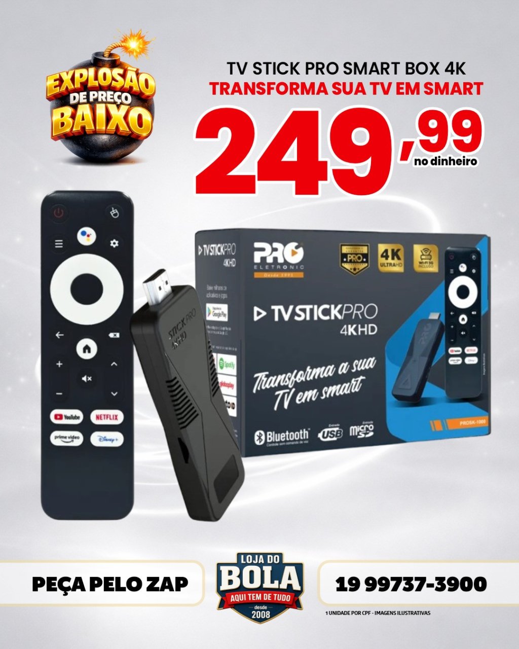 TV STICK PRO SMART BOX 4K