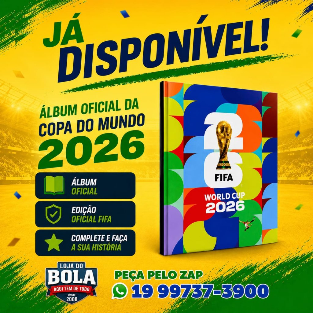 ÁLBUM OFICIAL DA COPA DO MUNDO 2026