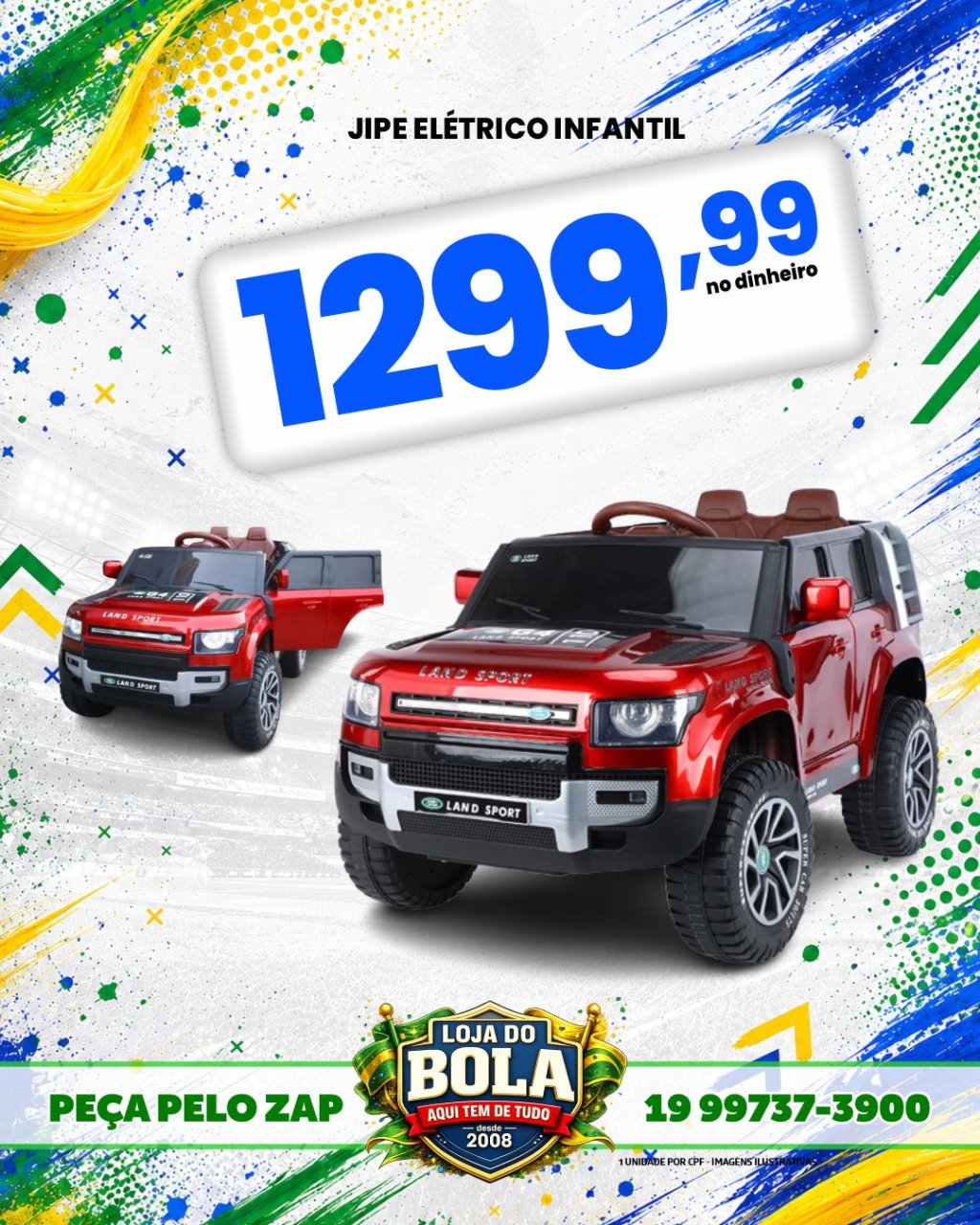 CARRO ELÉTRICO INFANTIL