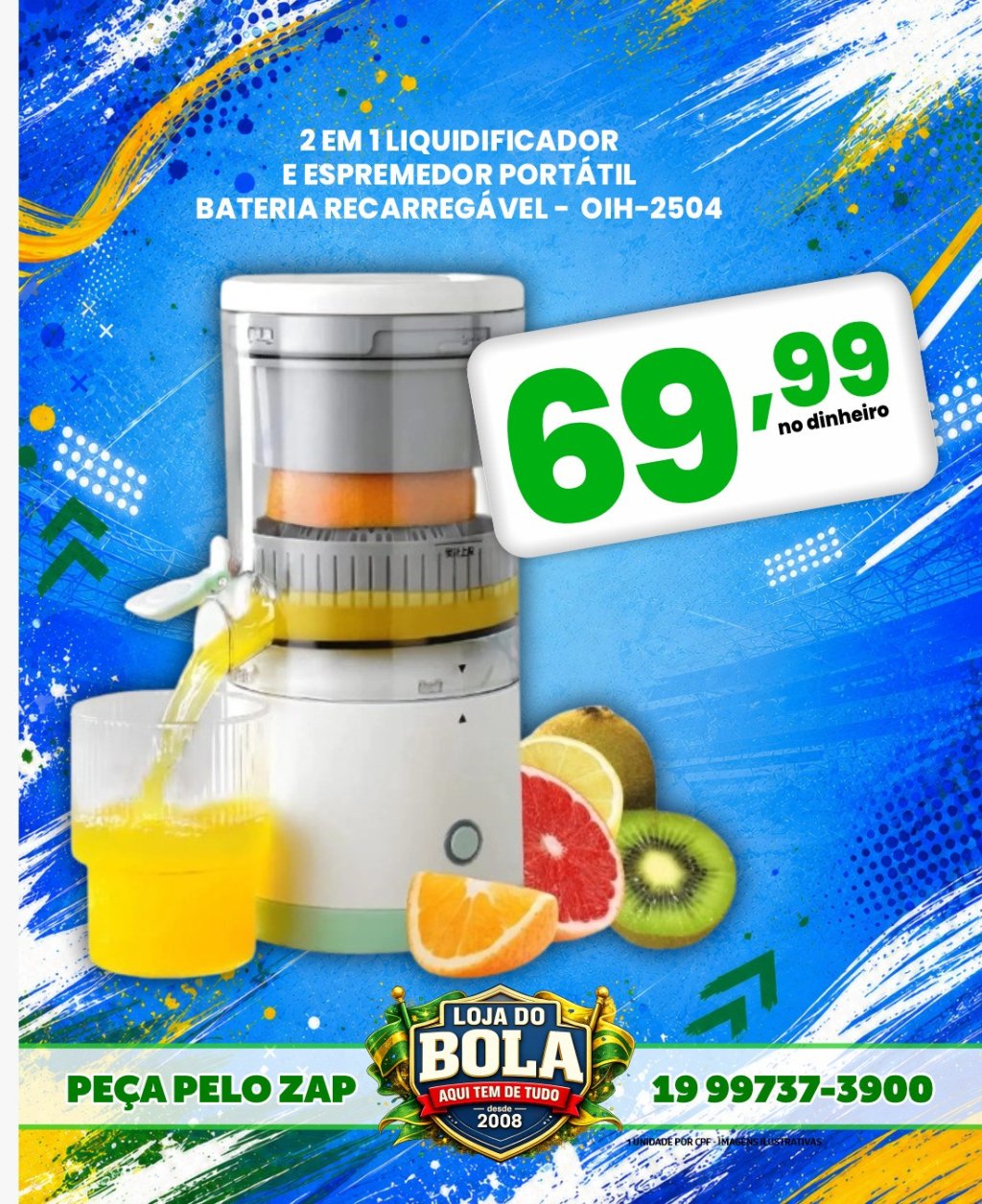 LIQUIDIFICADOR E ESPREMEDOR  OIH-2504