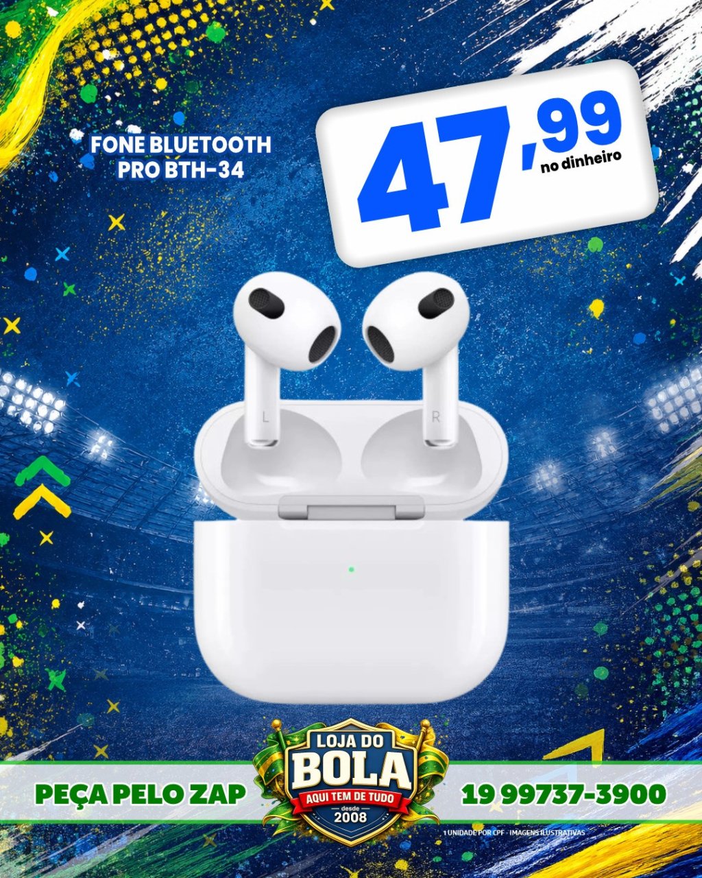 FONE BLUETOOTH XC-BTH-34