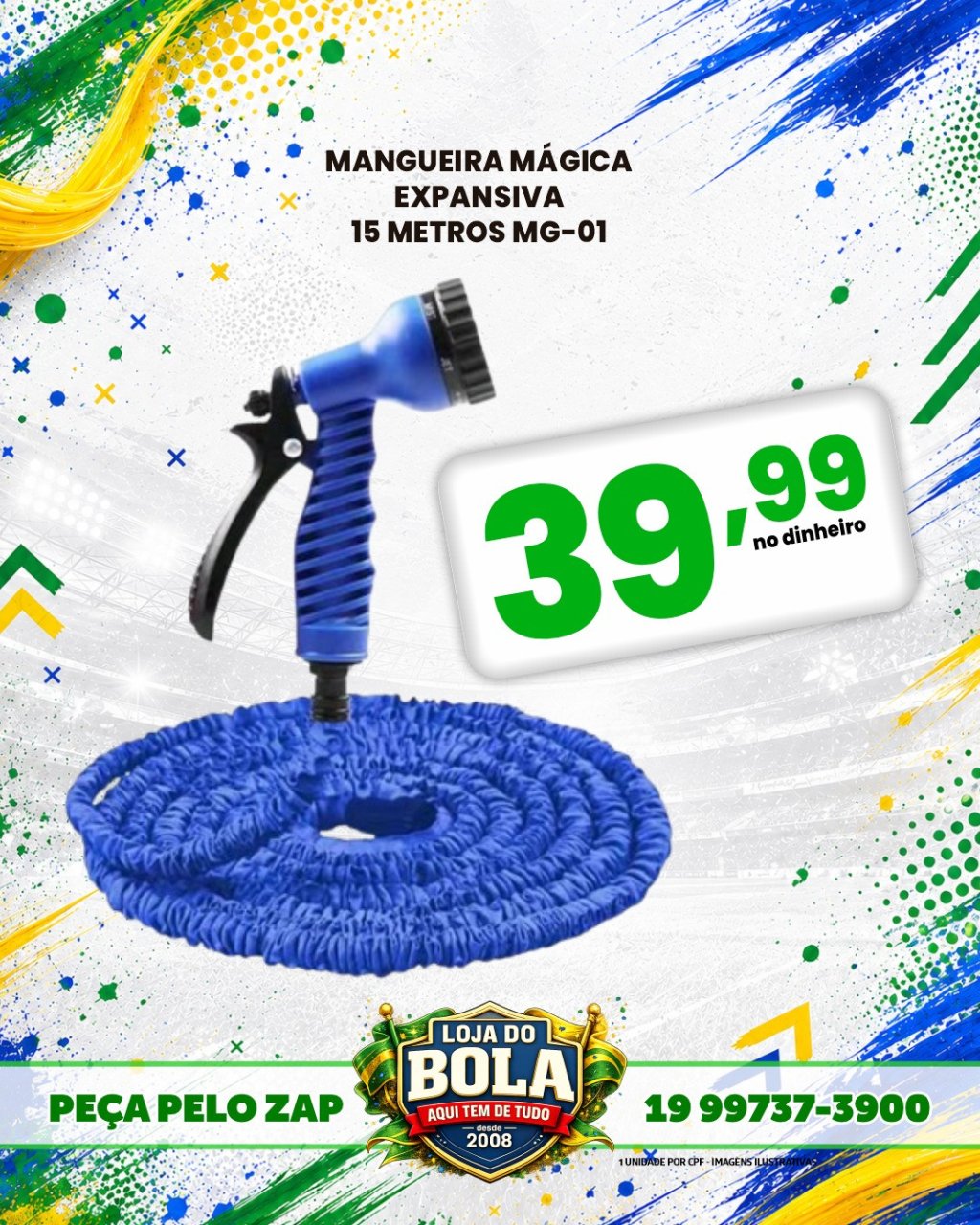 MANGUEIRA MÁGICA EXPANSIVA 15M