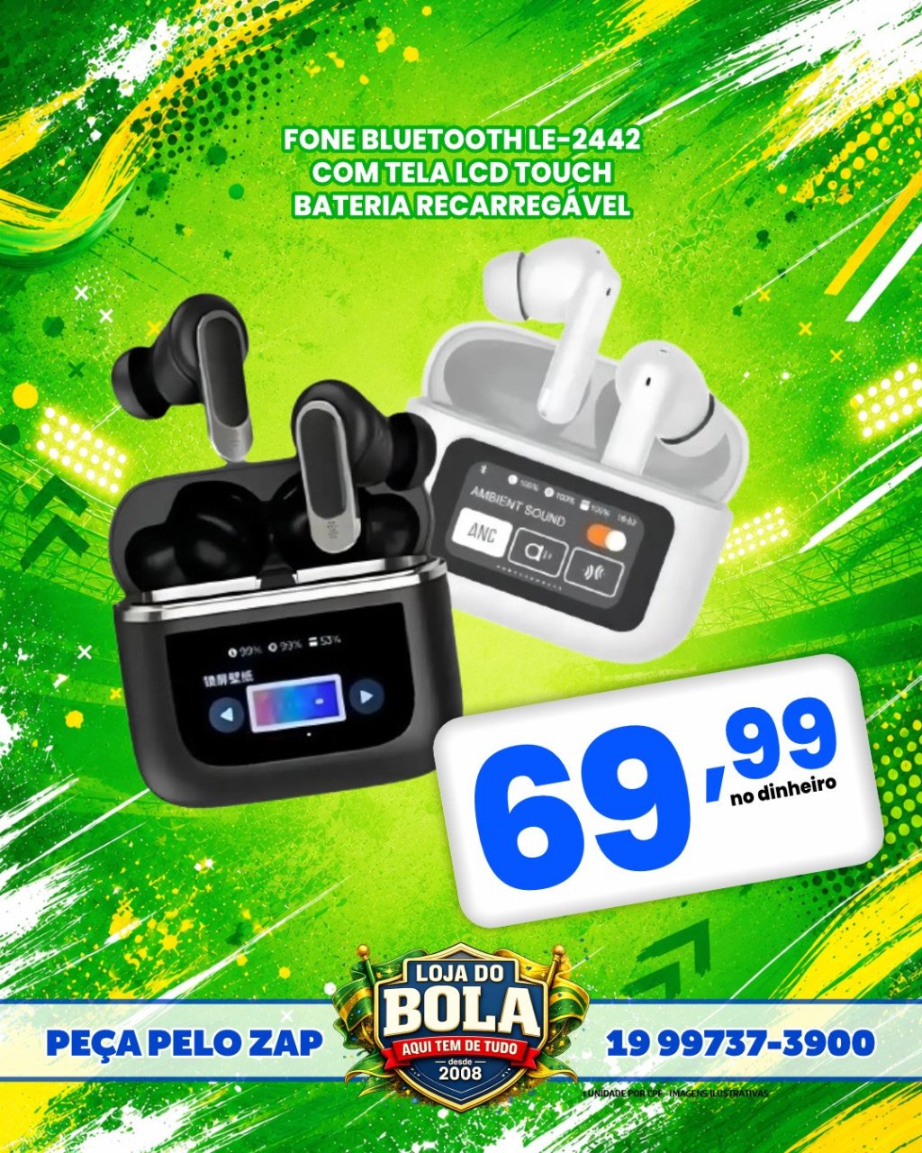 FONE BLUETOOTH LE-2442
