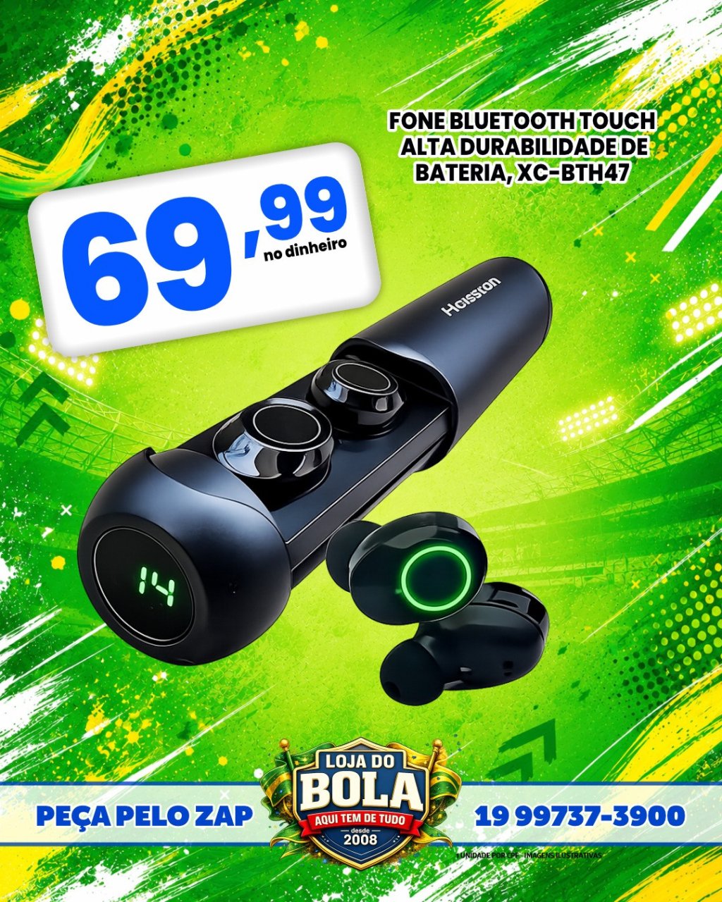 FONE BLUETOOTH TOUCH, XC-BTH47