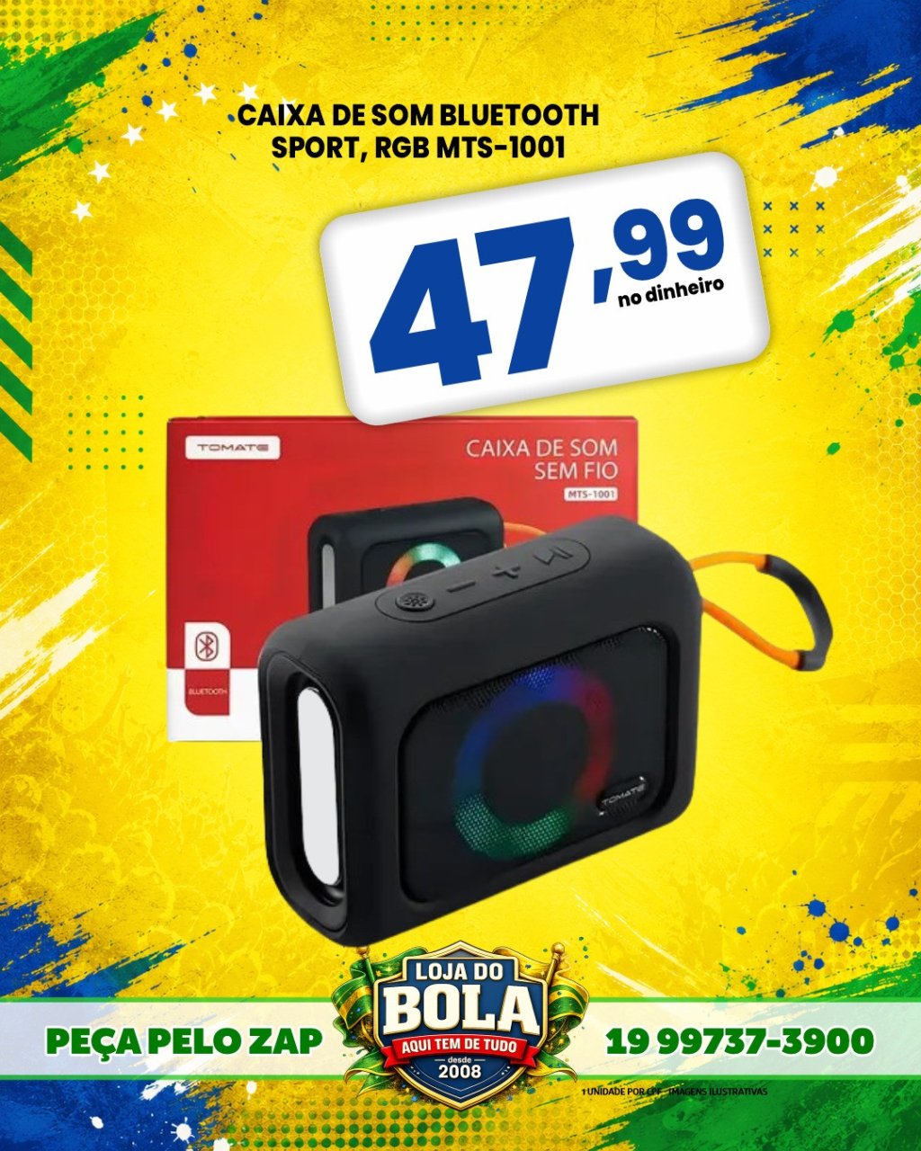 CAIXA DE SOM BLUETOOTH SPORT