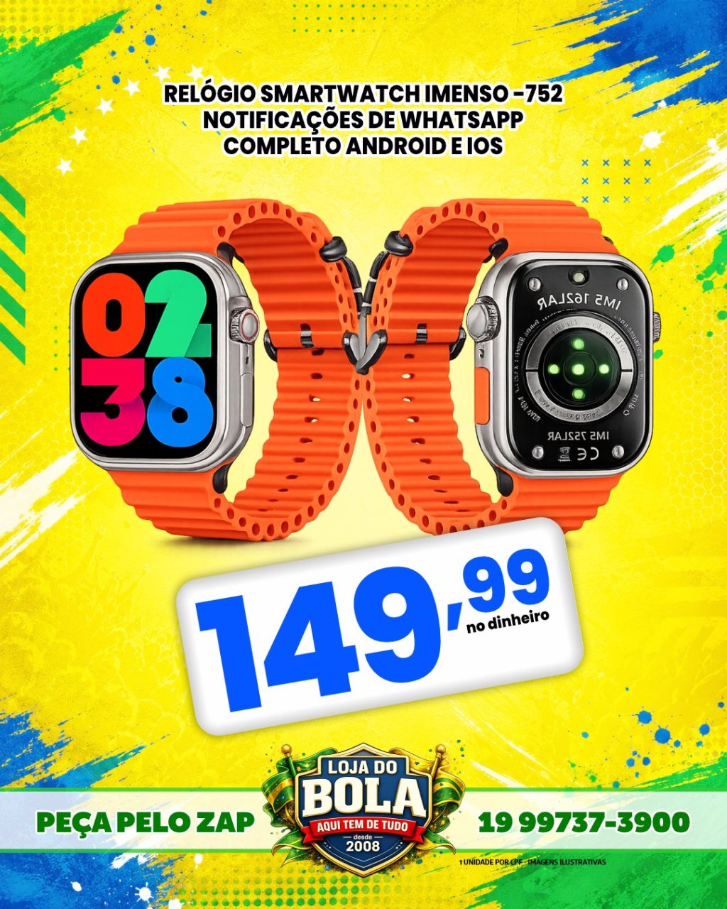 RELÓGIO SMART IMENSO-752 