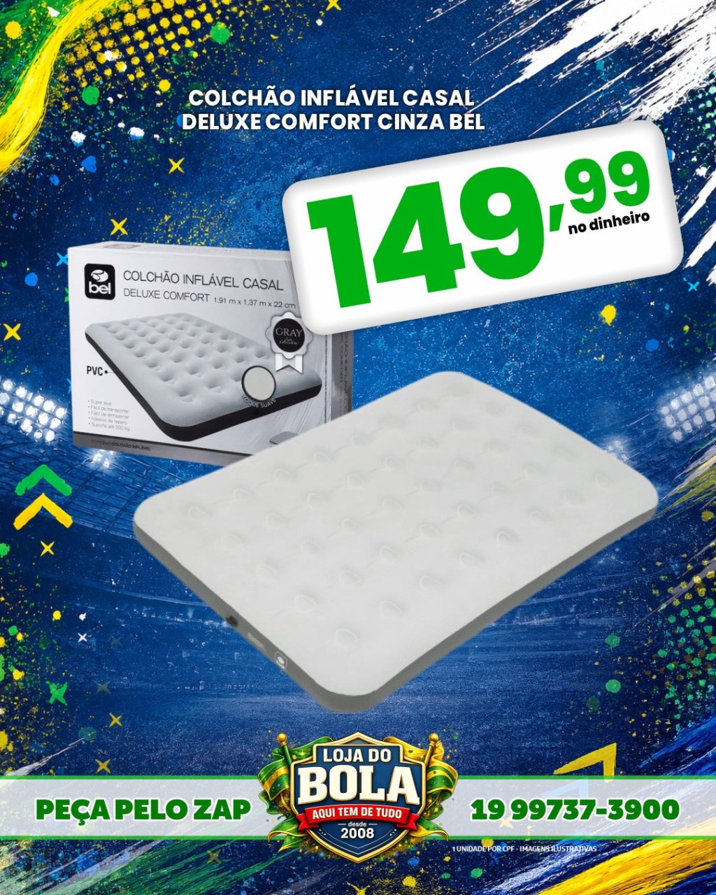 COLCHÃO INFLÁVEL CASAL 