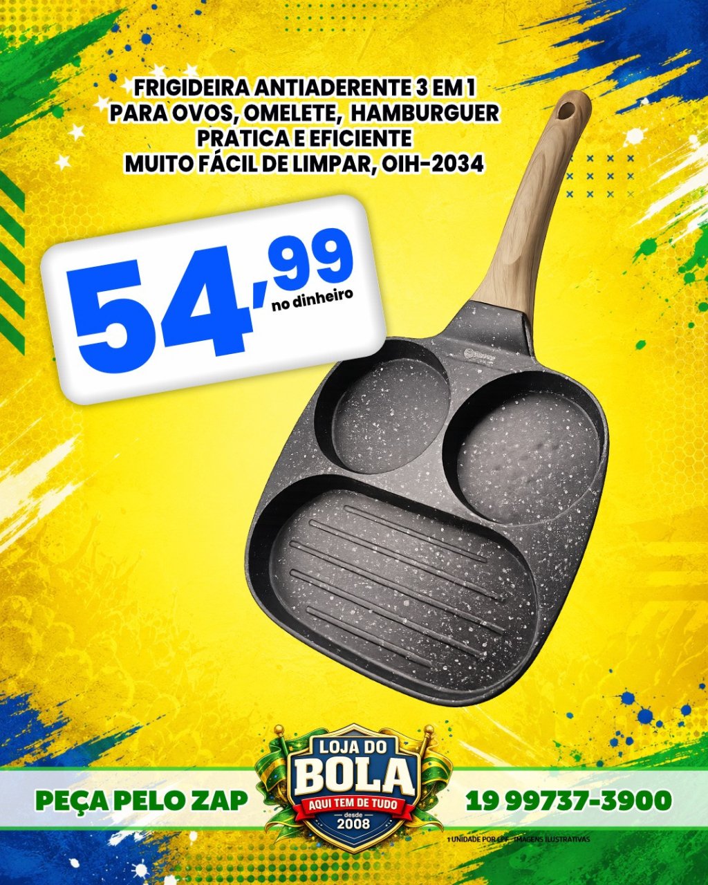 FRIGIDEIRA ANTIADERENTE