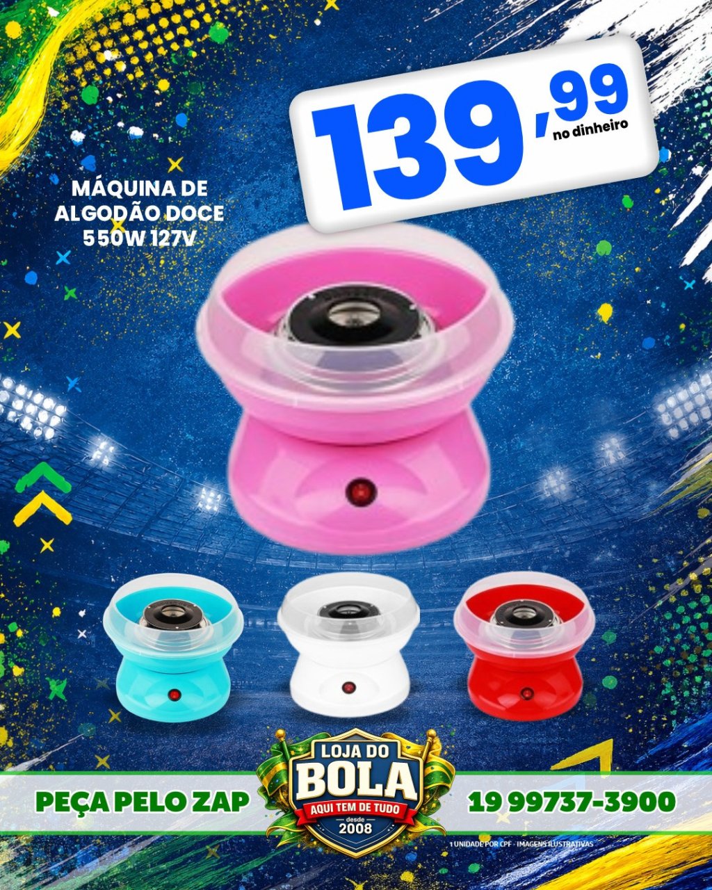 MAQUINA DE ALGODÃO DOCE