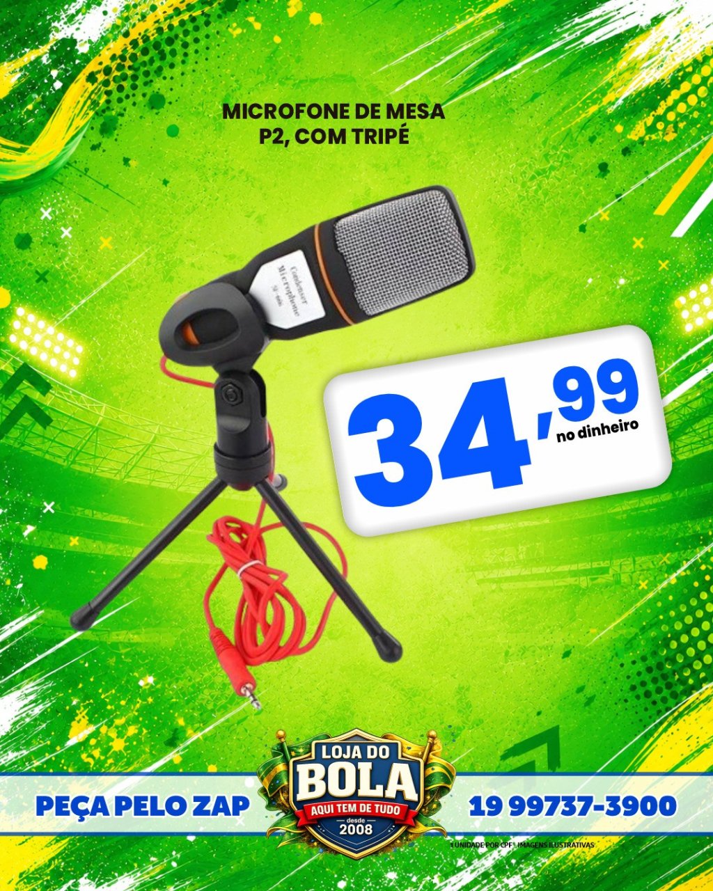MICROFONE DE MESA P2