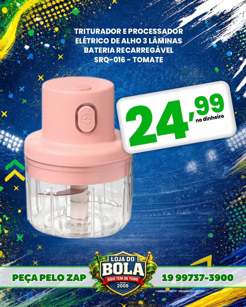 TRITURADOR E PROCESSADOR ELÉTRICO SRQ-016