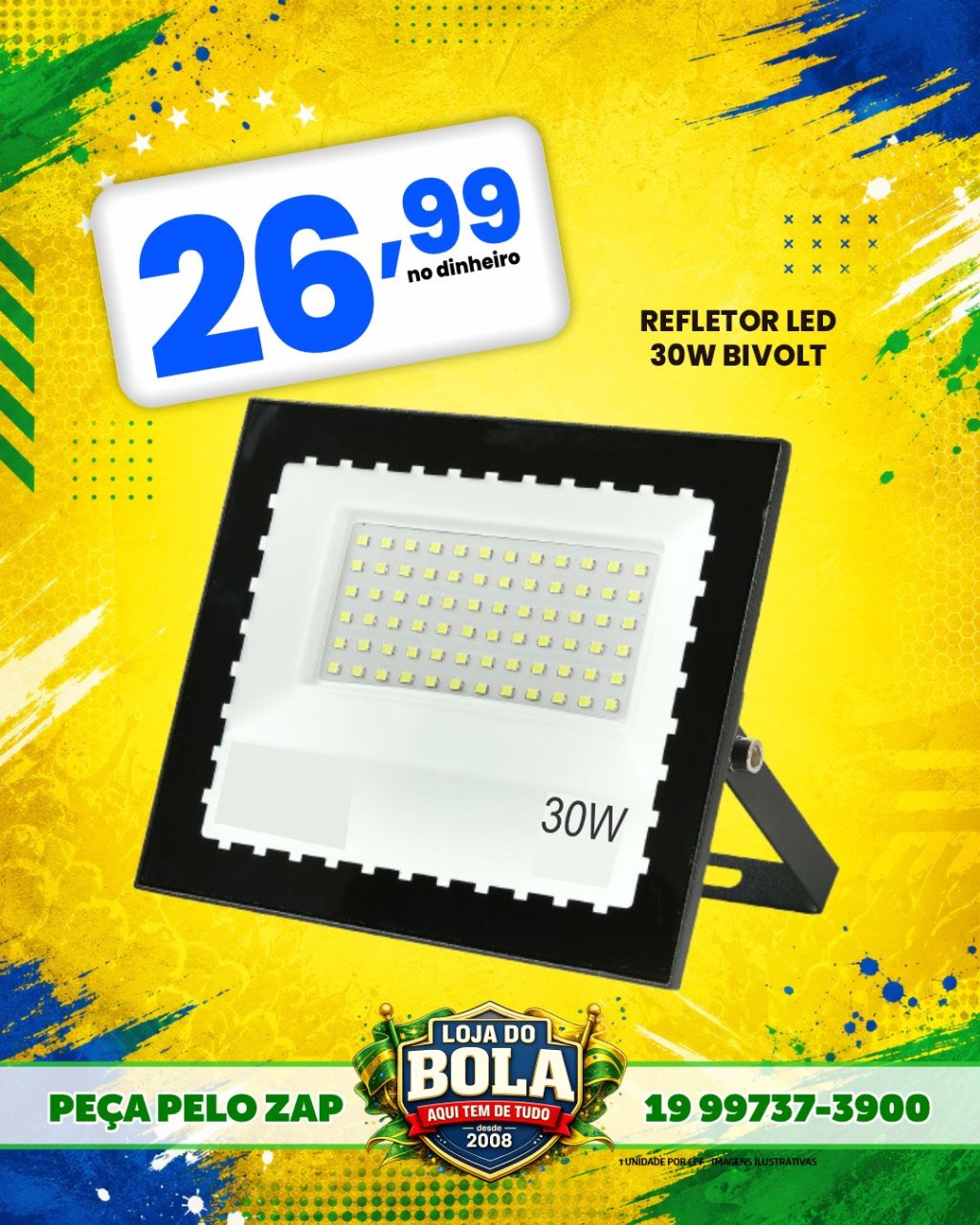 REFLETOR LED 30W  