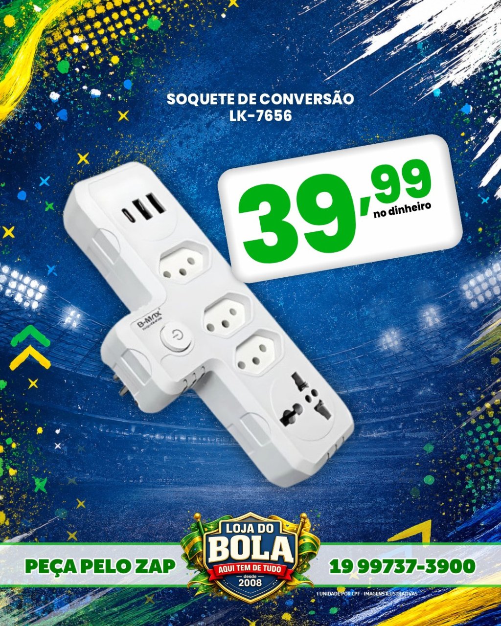 SOQUETE DE CONVERSÃO  LK-7656