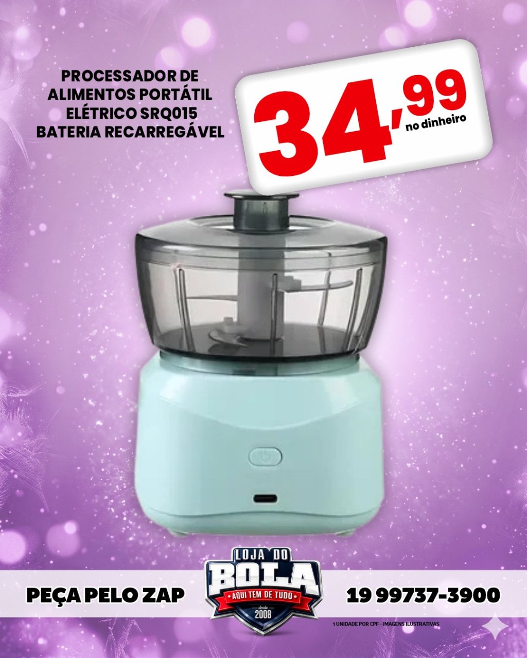PROCESSADOR ELÉTRICO SQR-015