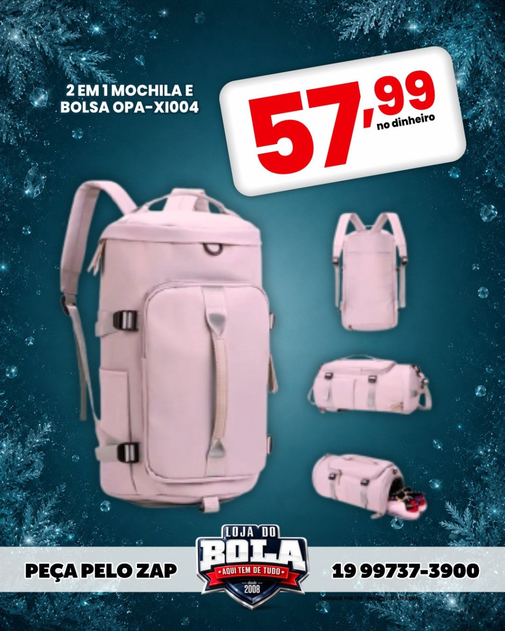 MOCHILA 2 EM 1
