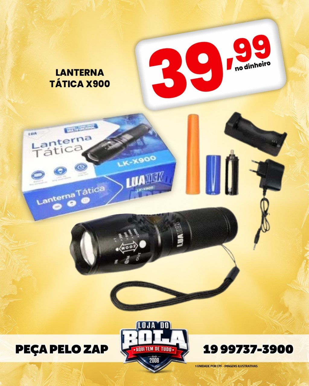 LANTERNA TÁTICA X900