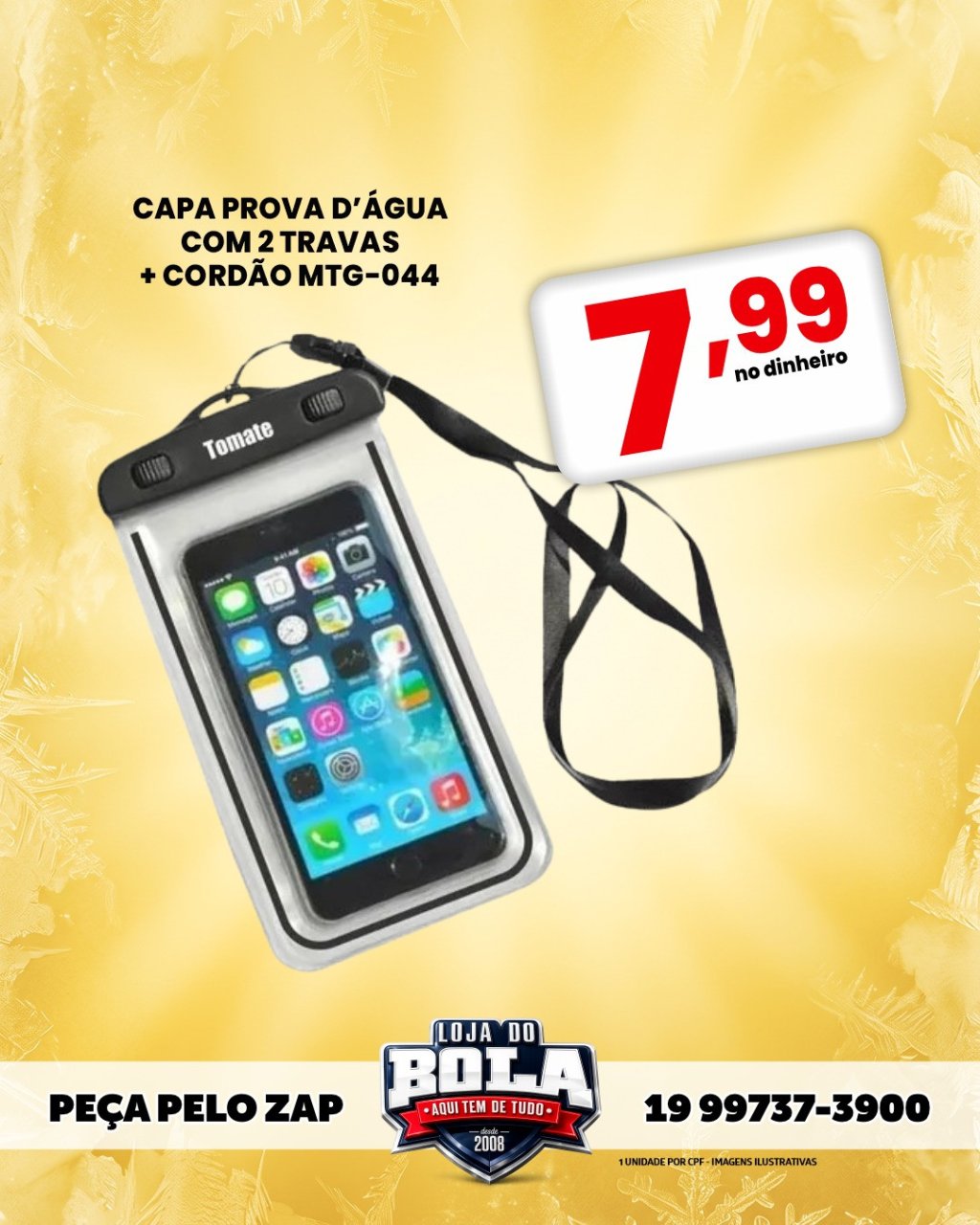 CAPA CELULAR A PROVA DE AGUA