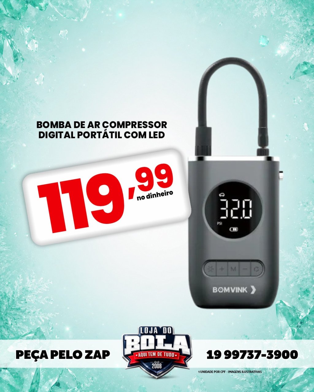 BOMBA COMPRESSOR DIGITAL