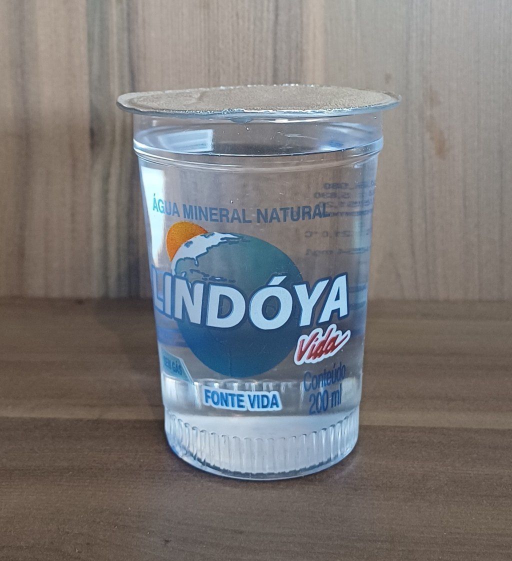 Agua Copo Mineral Natural  Lindoya Vida 200ml 