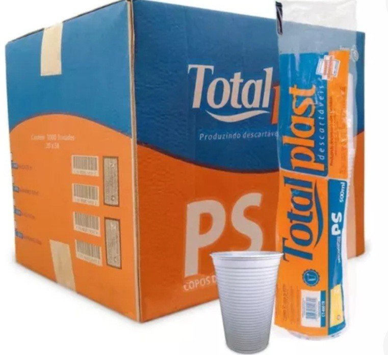 Copo descartavel 500ml 