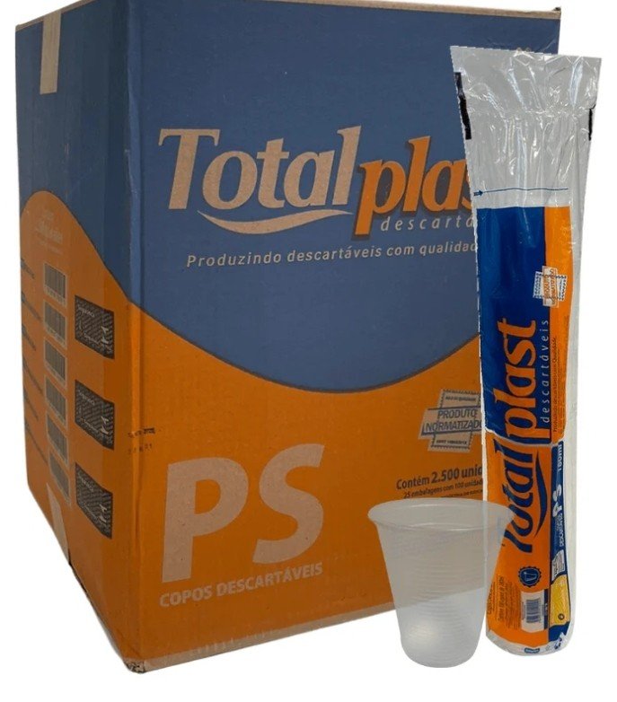 Copo descartavel 180ml 