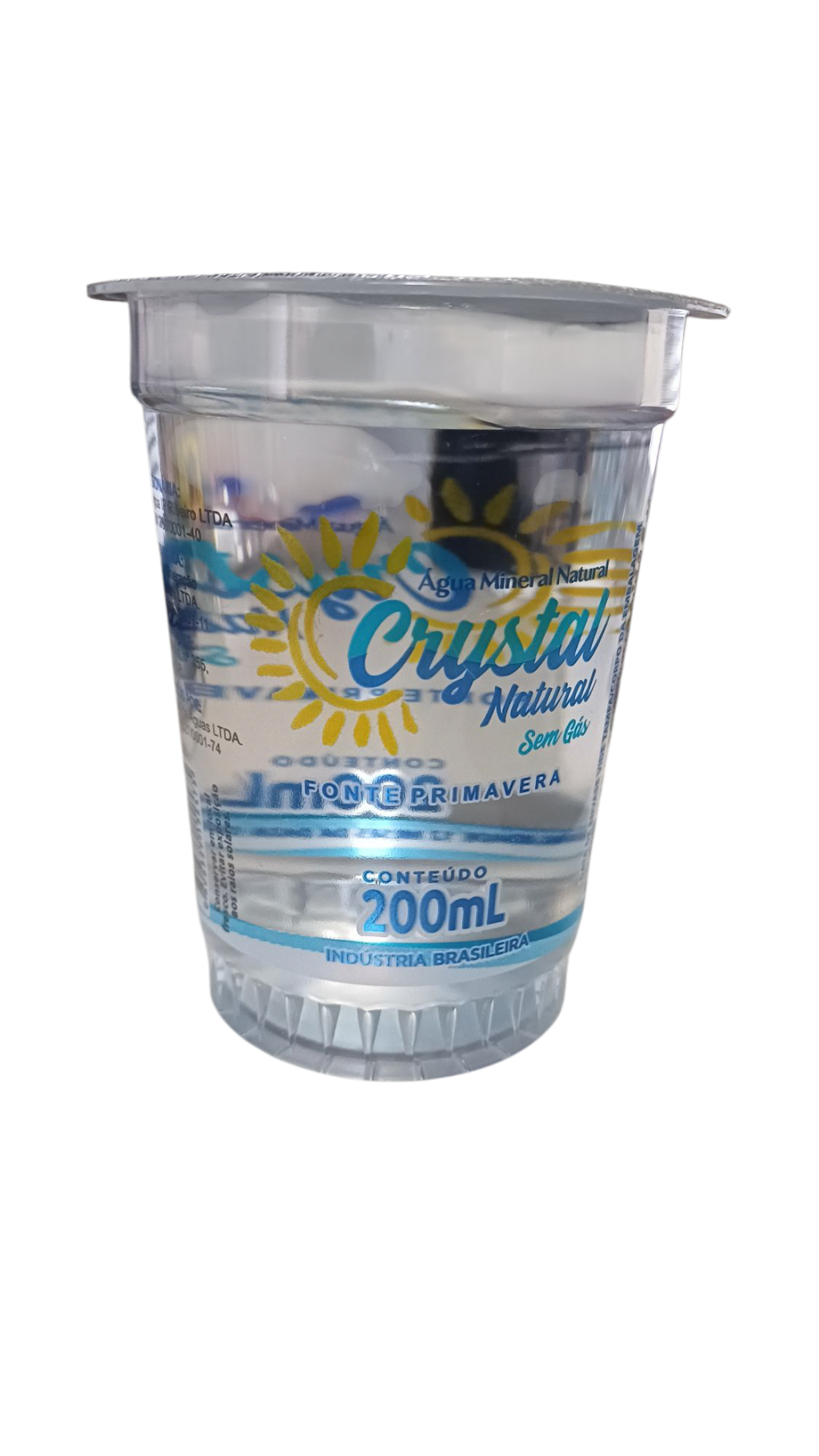 Agua copo Crystal 200ml 