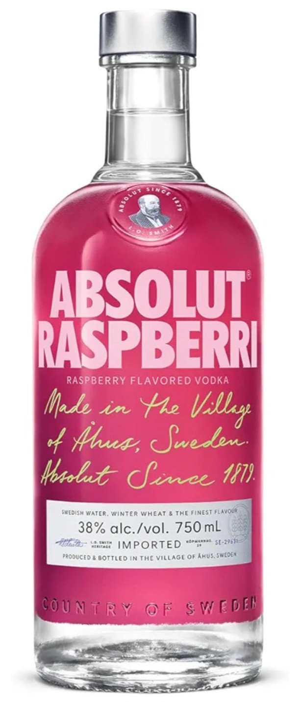 ABSOLUT RASPBERRI 750ML