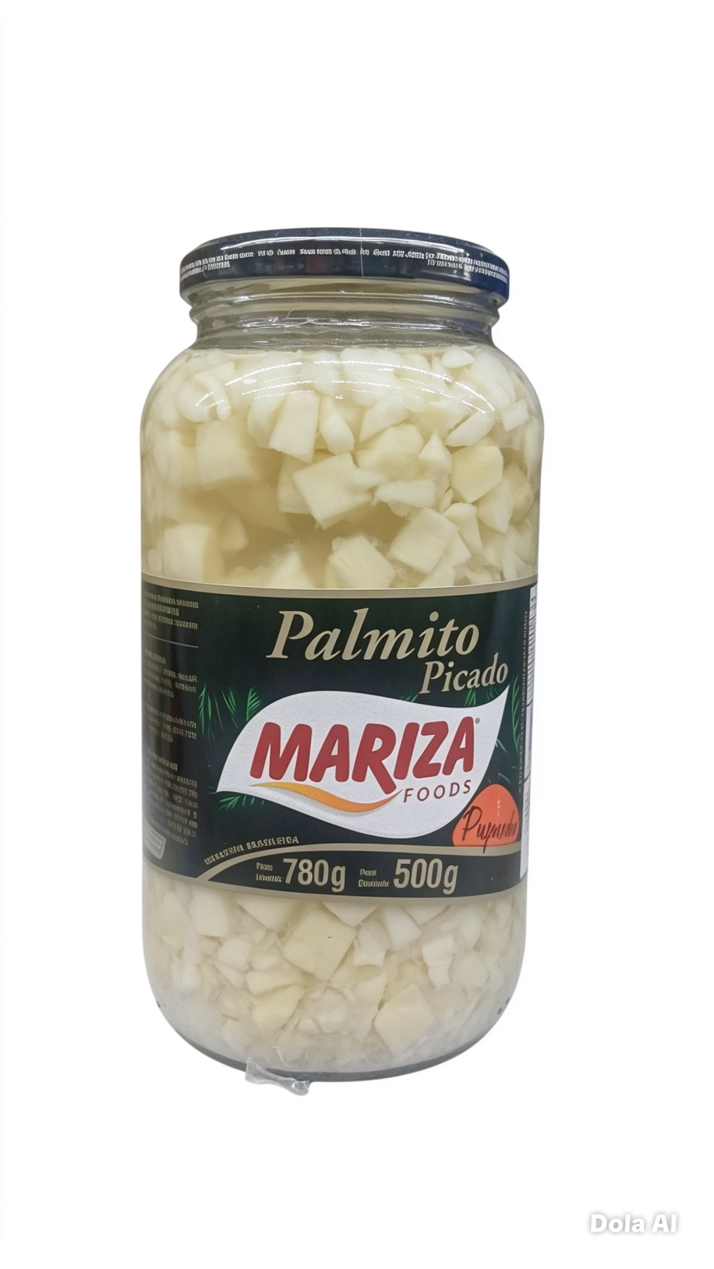 PALMITO PUPUNHA PICADO 500GR