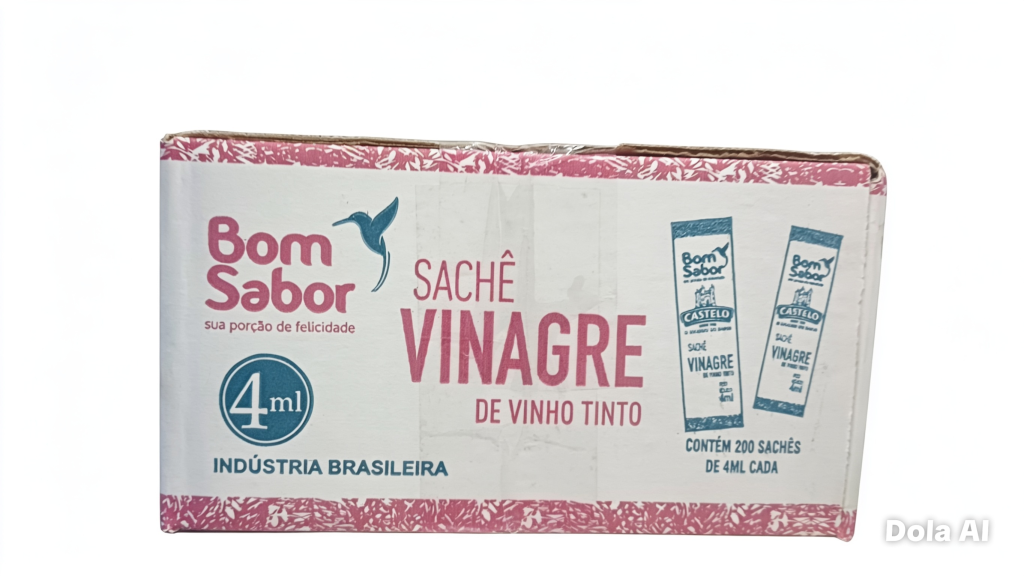 SACHE VINAGRE DE VINHO TINTO 4ML 