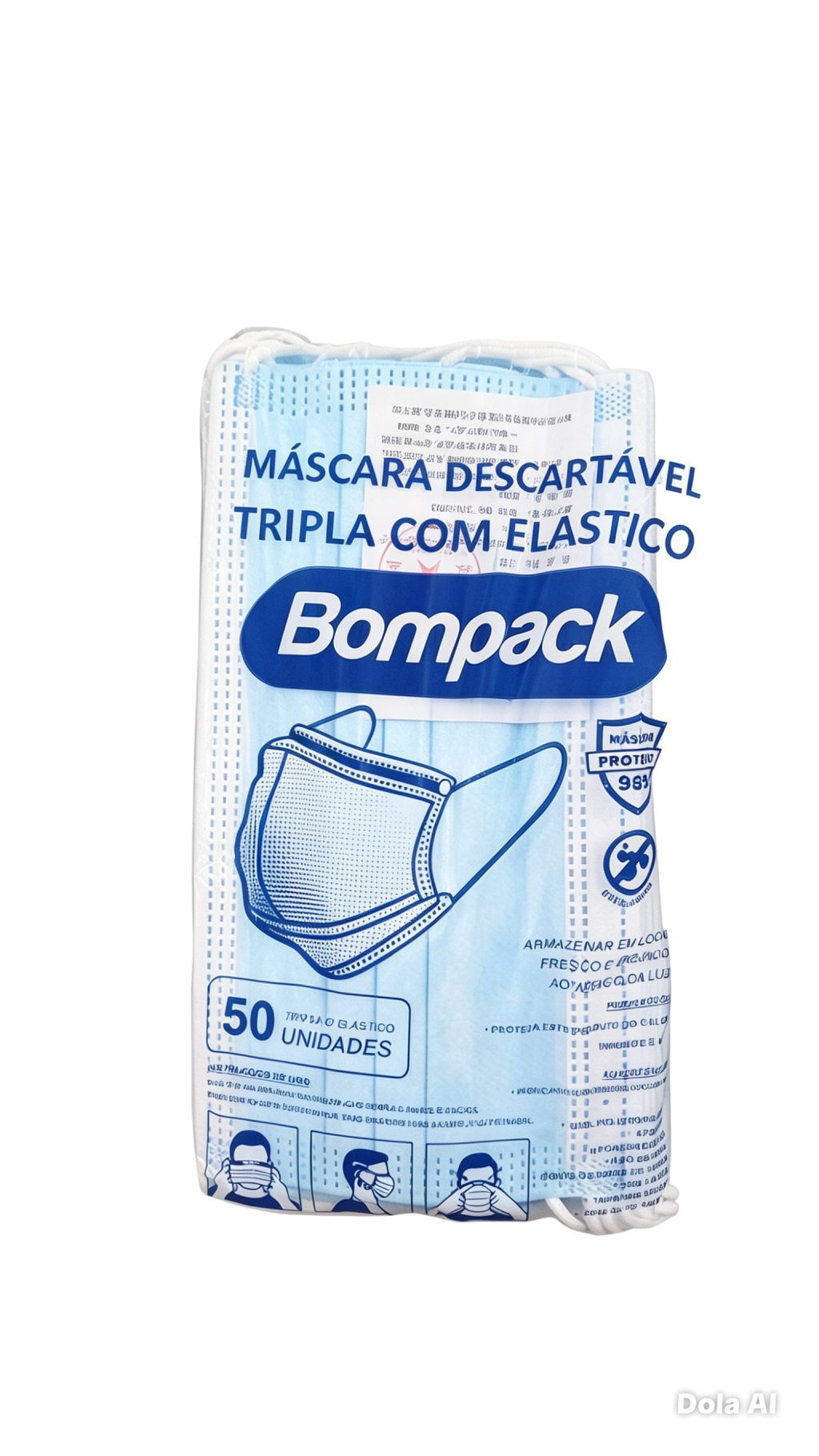 Máscara descartavel 