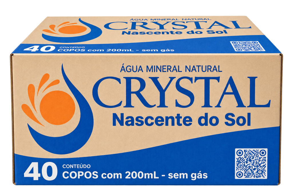 Água Copo Crystal F.Nascente 200ml