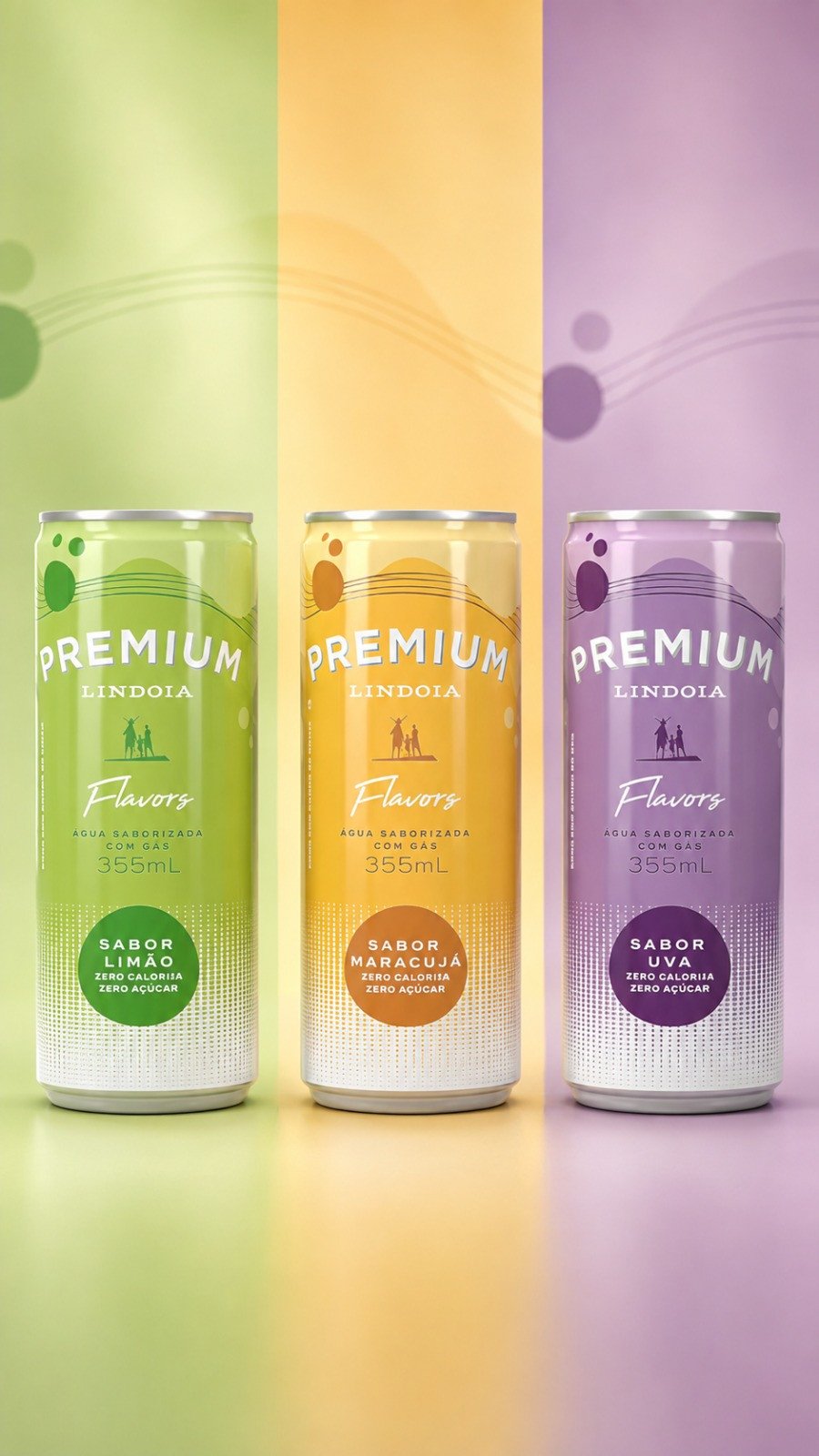 Água C/gás Premium Sabores 355ml