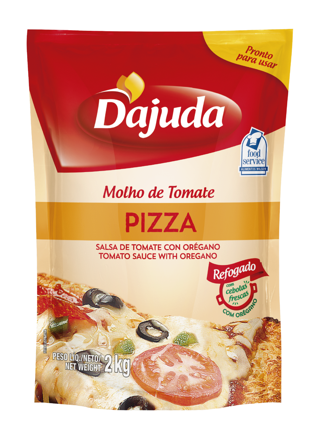 MOLHO TOM. PIZZA DAJUDA 2kg