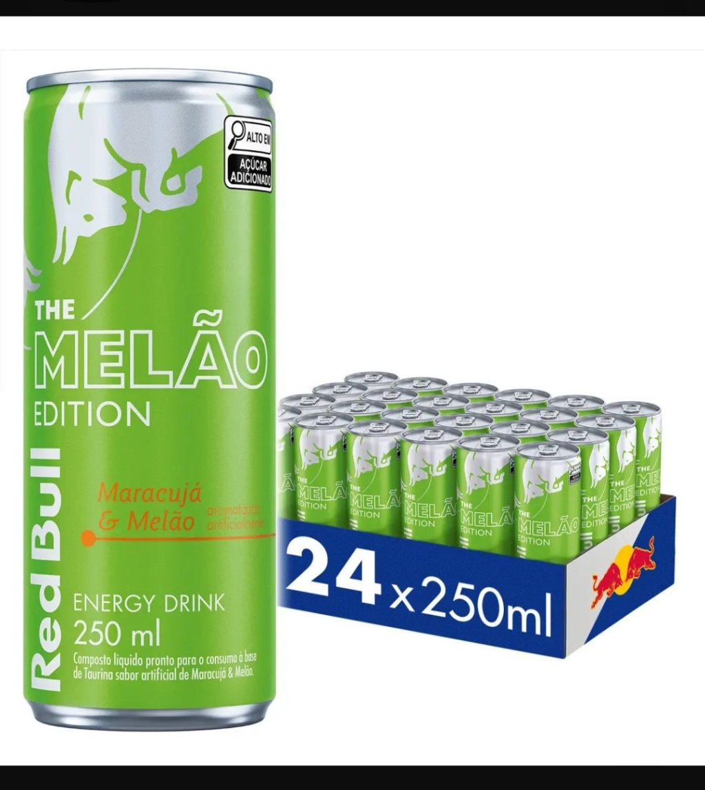 Red Bull 250ml melão e maracujá 