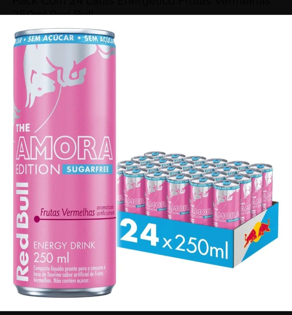 Red Bull 250ml Frutas Vermelhas 