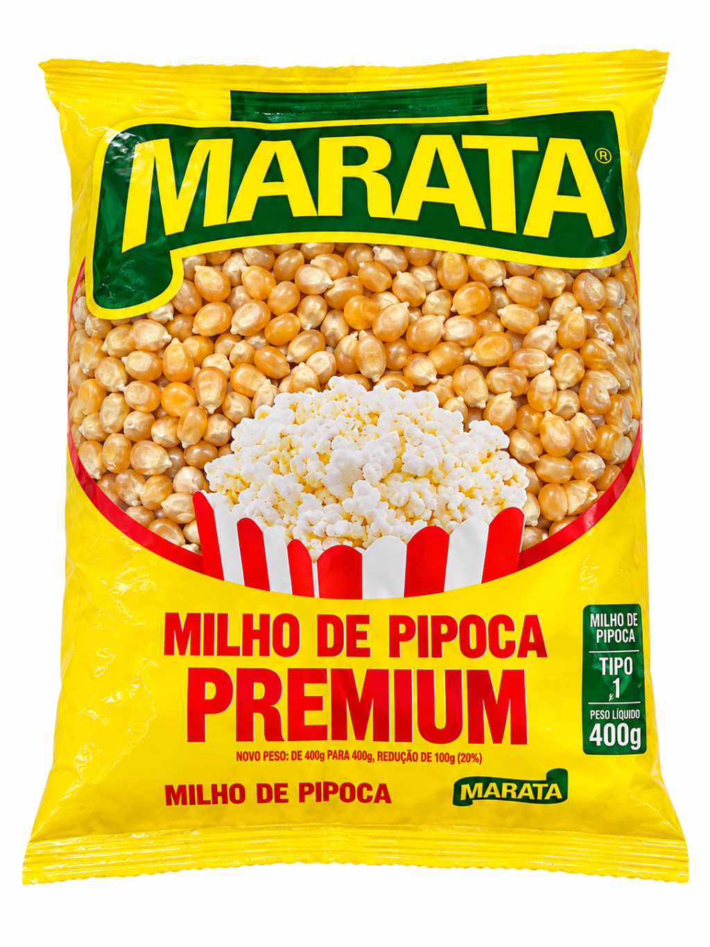 Milho de pipoca 400g