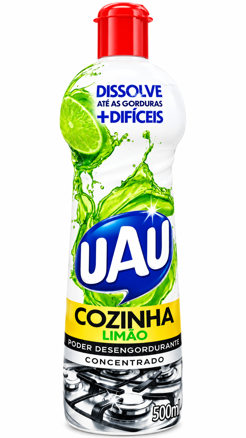 Uau Cozinha deseng limão 500ml 