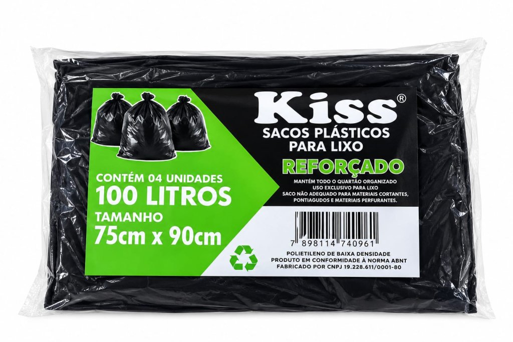 SACO DE LIXO KISS 100L