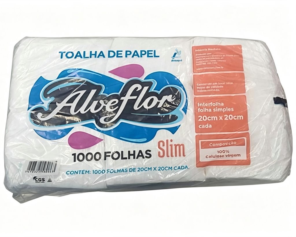 TOALHA DE PAPEL SLIM 20X20CM